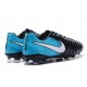 Nike Tiempo Legend 7 FG Kangourou Crampons Football - Noir Bleu