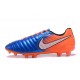 Nike Tiempo Legend 7 FG Kangourou Crampons Football - Bleu Orange