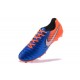 Nike Tiempo Legend 7 FG Kangourou Crampons Football - Bleu Orange