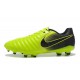 Nike Tiempo Legend 7 FG Kangourou Crampons Football - Vert Noir