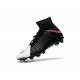 Nike Crampon Football Nouvel 2017 HyperVenom Phantom III DF FG Noir Blanc Rouge