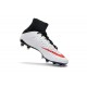 Nike Crampon Football Nouvel 2017 HyperVenom Phantom III DF FG Noir Blanc Rouge