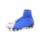 Nike Crampon Football Nouvel 2017 HyperVenom Phantom III DF FG Bleu Blanc