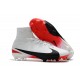 Crampons de Football Homme Nouveau Nike Mercurial Superfly V FG Blanc Rouge Noir