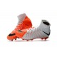 Nike HyperVenom Phantom 3 DF FG ACC Flyknit Chaussures - Blanc Orange