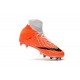 Nike HyperVenom Phantom 3 DF FG ACC Flyknit Chaussures - Blanc Orange