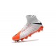 Nike HyperVenom Phantom 3 DF FG ACC Flyknit Chaussures - Blanc Orange