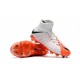 Nike HyperVenom Phantom 3 DF FG ACC Flyknit Chaussures - Blanc Orange