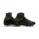 Nike HyperVenom Phantom 3 DF FG ACC Flyknit Chaussures - Noir Vert