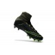 Nike HyperVenom Phantom 3 DF FG ACC Flyknit Chaussures - Noir Vert