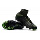 Nike HyperVenom Phantom 3 DF FG ACC Flyknit Chaussures - Noir Vert