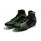 Nike HyperVenom Phantom 3 DF FG ACC Flyknit Chaussures - Noir Vert