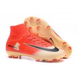 Nike Mercurial Superfly 5 FG Nouvel Chaussure Football - Rouge Or