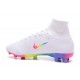 Nike Mercurial Superfly 5 FG Nouvel Chaussure Football - Blanc Coloré