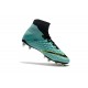 Nike HyperVenom Phantom 3 DF FG ACC Flyknit Chaussures - Noir Bleu