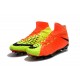 Nike HyperVenom Phantom 3 DF FG ACC Flyknit Chaussures - Orange Jaune