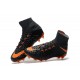 Nike HyperVenom Phantom 3 DF FG ACC Flyknit Chaussures - Noir Orange