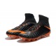 Nike HyperVenom Phantom 3 DF FG ACC Flyknit Chaussures - Noir Orange