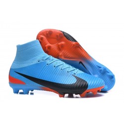 Nike Mercurial Superfly 5 FG Nouvel Chaussure Football - Bleu Noir