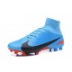 Nike Mercurial Superfly 5 FG Nouvel Chaussure Football - Bleu Noir