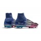 Nike Mercurial Superfly 5 FG Nouvel Chaussure Football - Bleu Rose Noir