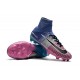 Nike Mercurial Superfly 5 FG Nouvel Chaussure Football - Bleu Rose Noir