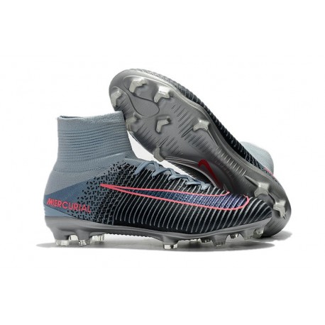 Nike Mercurial Superfly 5 FG Nouvel Chaussure Football - Gris Orange