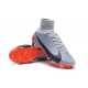 Nike Crampons de Foot Mercurial Superfly V DF FG - Gris Noir