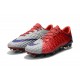 Nike Nouvel Chaussure Hypervenom Phantom 3 FG ACC Rouge Gris