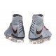 Nike HyperVenom Phantom 3 DF FG ACC Flyknit Chaussures - Gris Noir