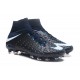 Nike HyperVenom Phantom 3 DF FG ACC Flyknit Chaussures - Noir Blanc