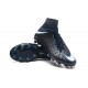 Nike HyperVenom Phantom 3 DF FG ACC Flyknit Chaussures - Noir Blanc