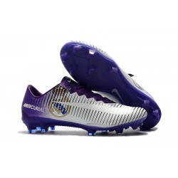 Nike Mercurial Vapor XI FG ACC Real Madrid Chaussures - Blanc Violet