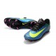 Nike Mercurial Vapor XI FG ACC Chaussures - Bleu Jaune