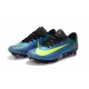 Nike Mercurial Vapor XI FG ACC Chaussures - Bleu Jaune