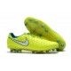 Nike Chaussure Foot Magista Opus II FG Homme Jaune Blanc