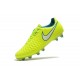 Nike Chaussure Foot Magista Opus II FG Homme Jaune Blanc