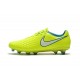 Nike Chaussure Foot Magista Opus II FG Homme Jaune Blanc