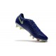 Nike Chaussure Foot Magista Opus II FG Homme Bleu Argent