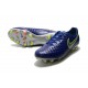 Nike Chaussure Foot Magista Opus II FG Homme Bleu Argent