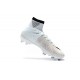 Nike Ronaldo Crampons de Foot Mercurial Superfly V DF CR7 FG - Blanc Noir