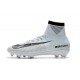 Nike Ronaldo Crampons de Foot Mercurial Superfly V DF CR7 FG - Blanc Noir