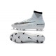 Nike Ronaldo Crampons de Foot Mercurial Superfly V DF CR7 FG - Blanc Noir