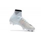 Nike Ronaldo Crampons de Foot Mercurial Superfly V DF CR7 FG - Blanc Noir