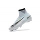 Nike Ronaldo Crampons de Foot Mercurial Superfly V DF CR7 FG - Blanc Noir