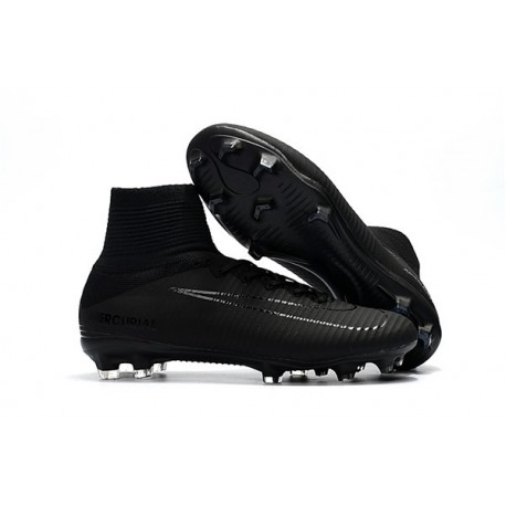 Nike Crampons de Foot Mercurial Superfly V DF FG - Noir