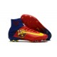 Nike Crampons de Foot Mercurial Superfly V DF FG - Barcelona Rouge