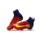 Nike Crampons de Foot Mercurial Superfly V DF FG - Barcelona Rouge