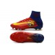 Nike Crampons de Foot Mercurial Superfly V DF FG - Barcelona Rouge