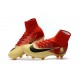 Nike Crampons de Foot Mercurial Superfly V DF FG - Rouge Or